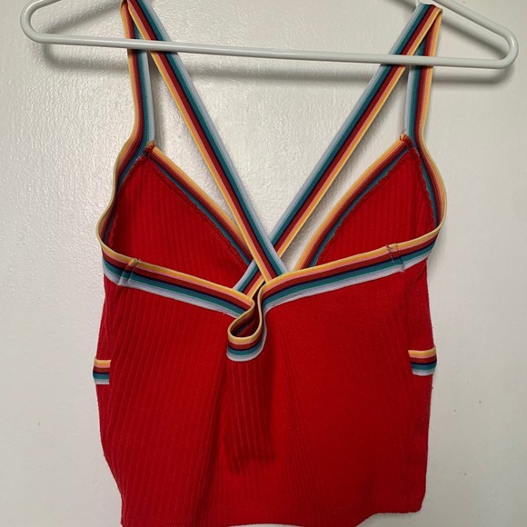 3/$20! ✨ Cross back crop top cami - Picture 3 of 4